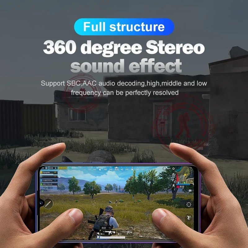 P36 TWS Gaming Headset Wireless in Ear Headphones Sports BT Hands-free Earbuds Gamer Earphone for Samsung Xiaomi Redmi IPhone