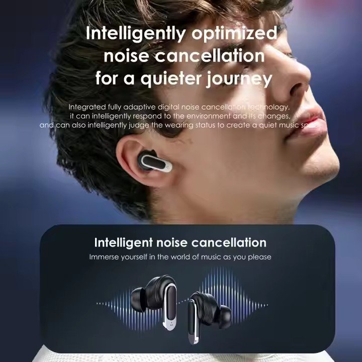 NEW TWS Tour Pro 2 Earphone Wireless Blue tooth V8 Earbuds ANC Noise Cancelling Headphone In Ear Touch Screen Controls Headset