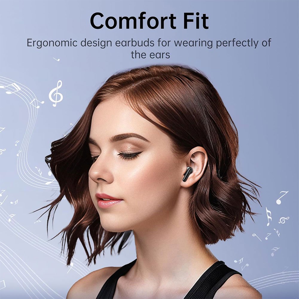 TWS Wireless Earbuds Headphones HiFi Stereo LED Power Display Earphones In-Ear Sport Earbuds ENC Noise Canceling Earphones