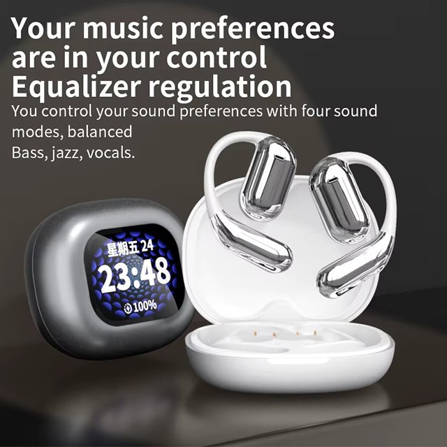 Top Selling Q16 Pro ANC Bluetooth Earbuds LCD Touch Screen Earphones Noise Cancelling TWS Earphone for Phone