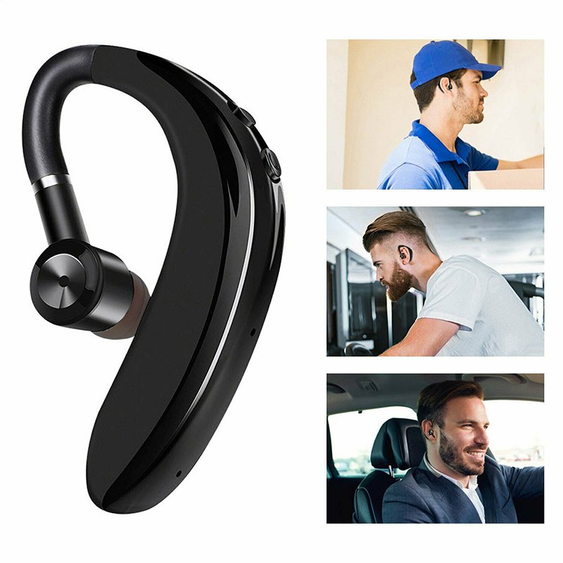 Hot Selling Universal Single Bluetooth Stereo Headset Wireless Bluetooth Earpiece with Noise Cancelling Mic Handfree Earhook