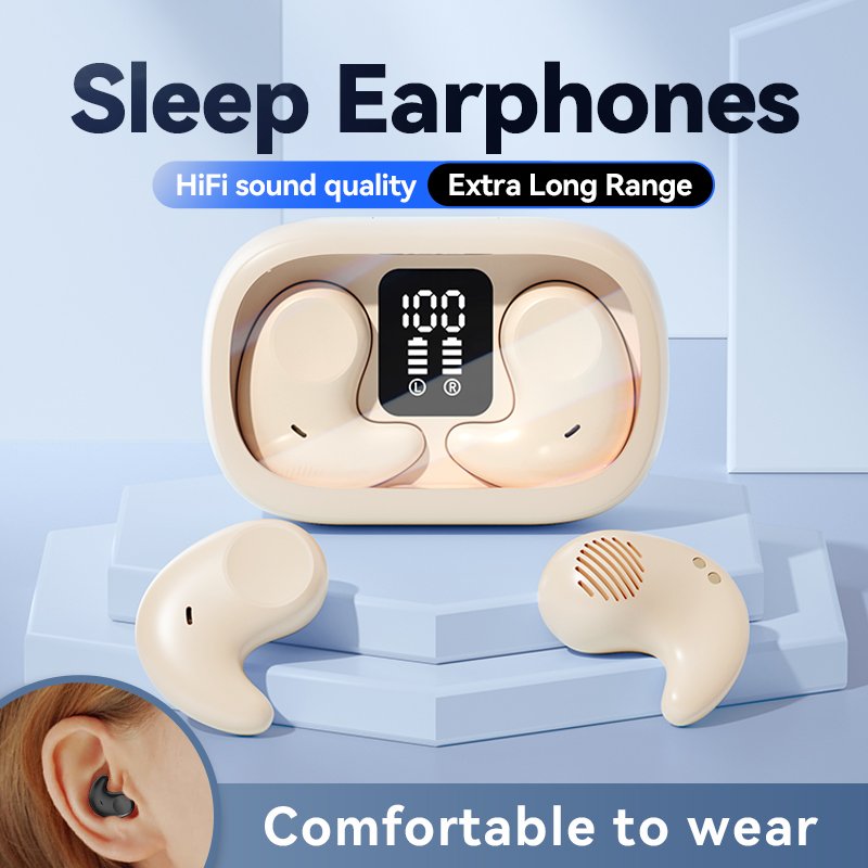 Factory M51 Mini Invisible Sleep Earphones Sports Headset Tws Wireless Bt 5.3 Headphones Waterproof Noise Reduction Earbuds