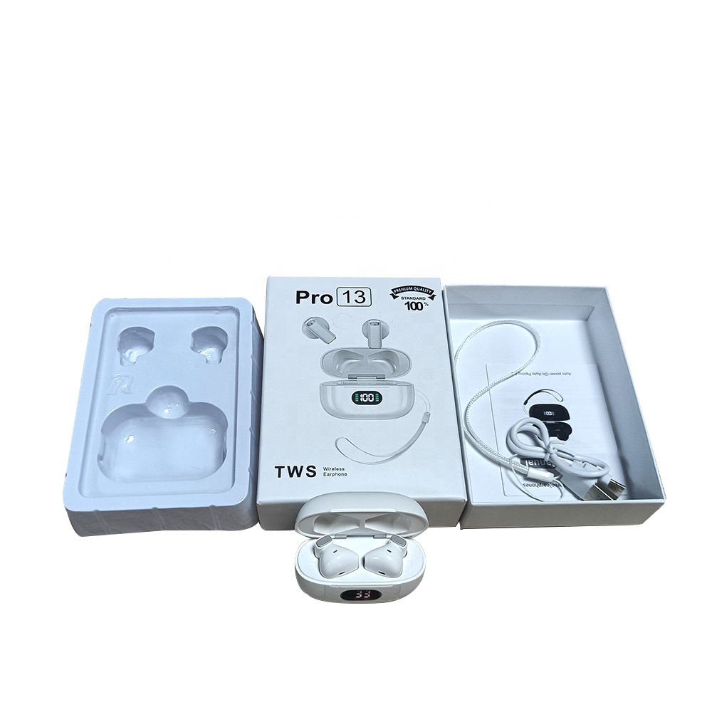 New High Quality Pro13 Wireless Headphones With Stylish Design HIFI true wireless anc earphone noise cancelling tws earphones