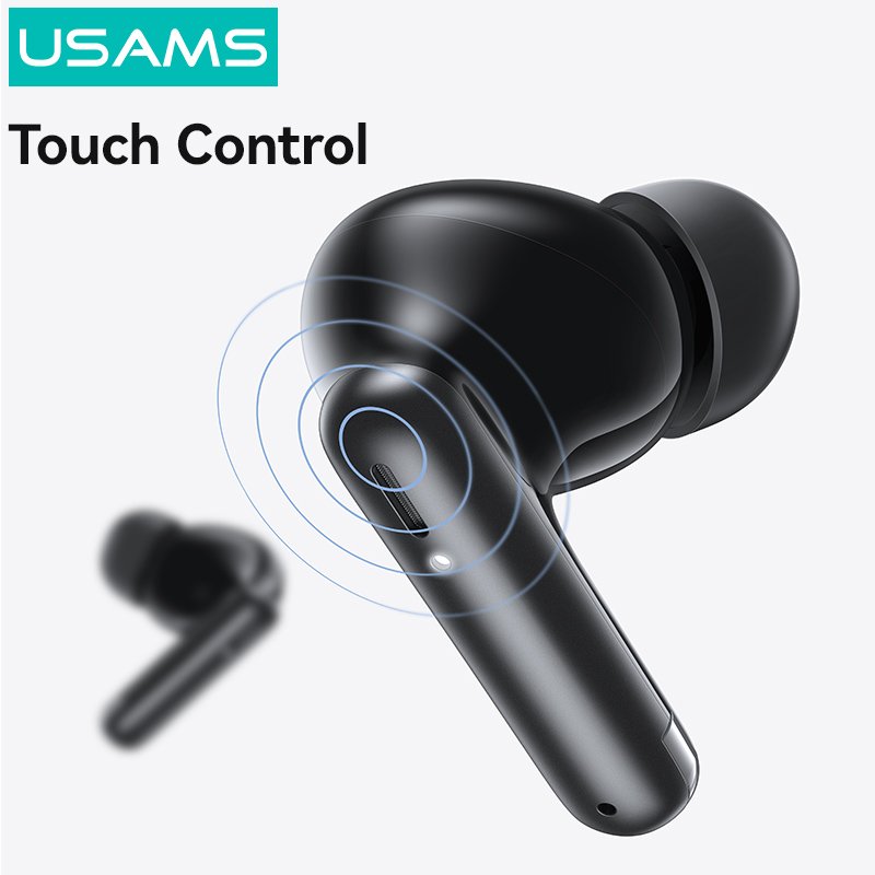 USAMS IF27 Cheap Touch Control Smart Handfree Wireless Earbuds Bluetooth Waterproof Gaming In-Ear Headphones Earphones
