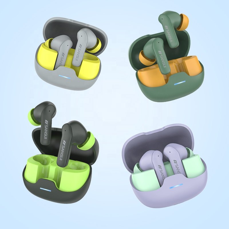 SNAUI W23 TWS BT 5.4 ANC ENC Noise Cancelling Sport Ear Phone True Wireless in-Ear Earbuds Hi-Fi Stereo Headphones Earphone