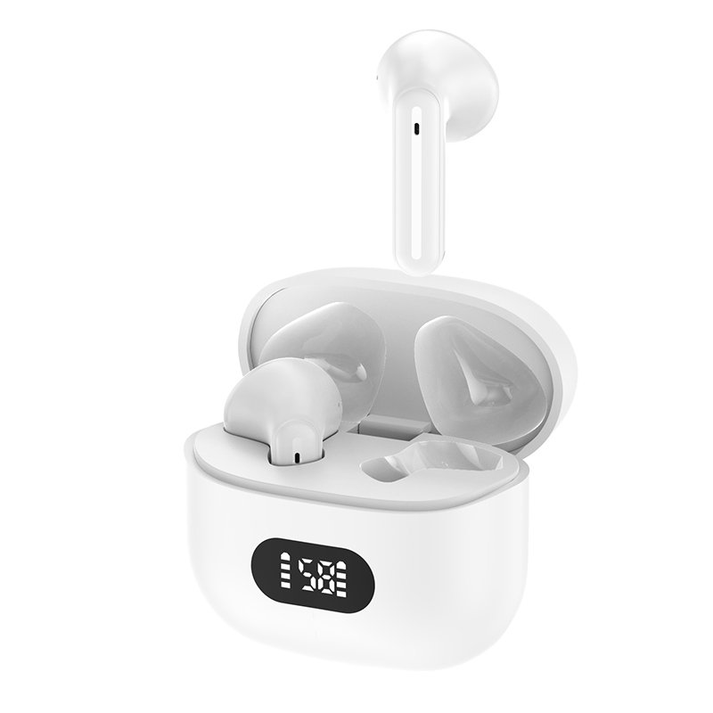 Wireless Earbuds BT 5.3 Earphones TWS Headset Half In-Ear Earphone HIFI Stereo Noise Cancelling Headset Sport Headphone