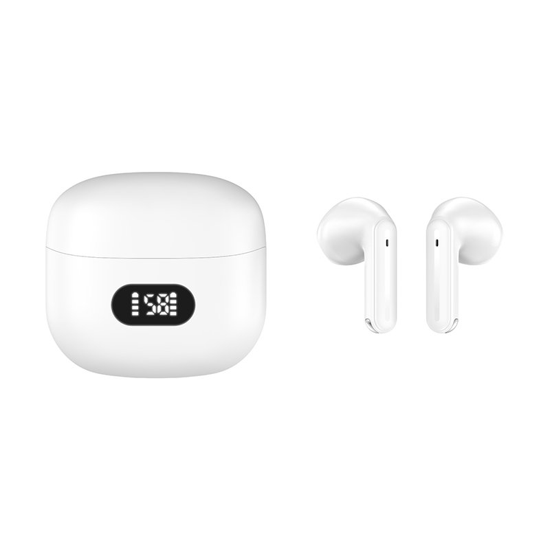 Wireless Earbuds BT 5.3 Earphones TWS Headset Half In-Ear Earphone HIFI Stereo Noise Cancelling Headset Sport Headphone