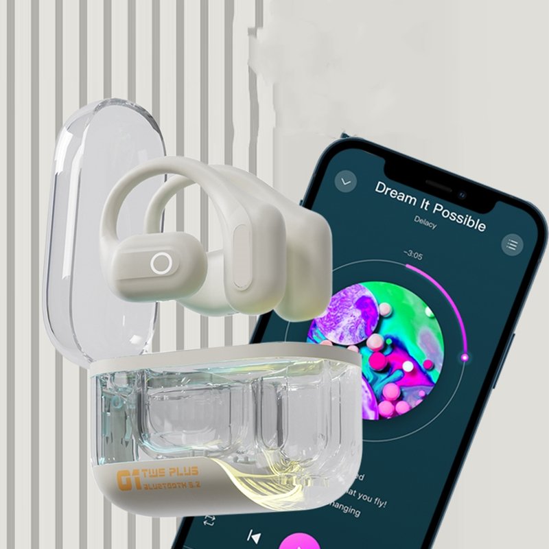C01 In-Ear BT Headset with Touch Control Bone Conduction Ultra Long Life-HIFI Sound Quality Noise Cancellation JL Chipset