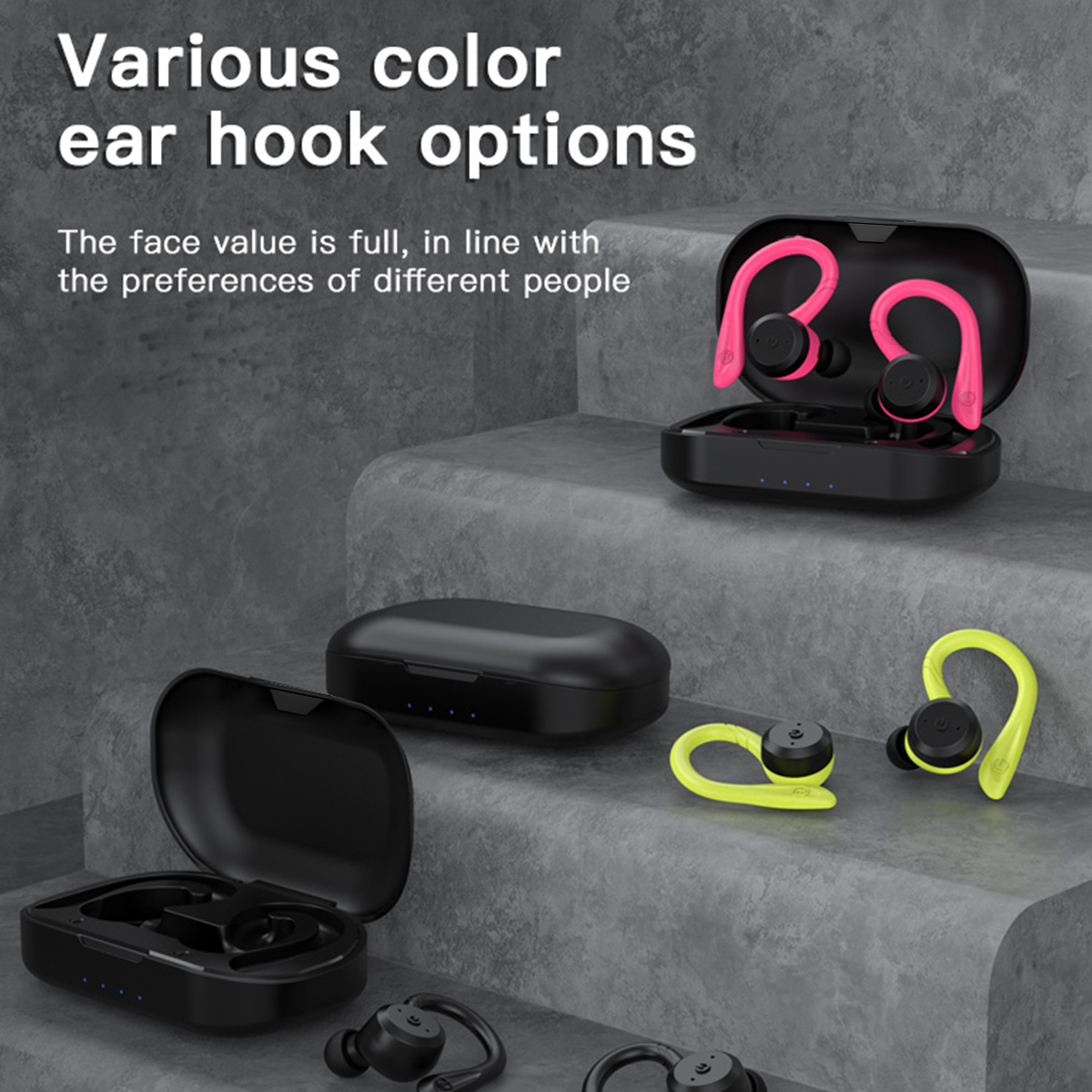 Hottest New Upgraded True IPX7 Waterproof Wireless Earbuds Audifonos Bluetooth TWS Headset Noise Cancelling Sport Headphones