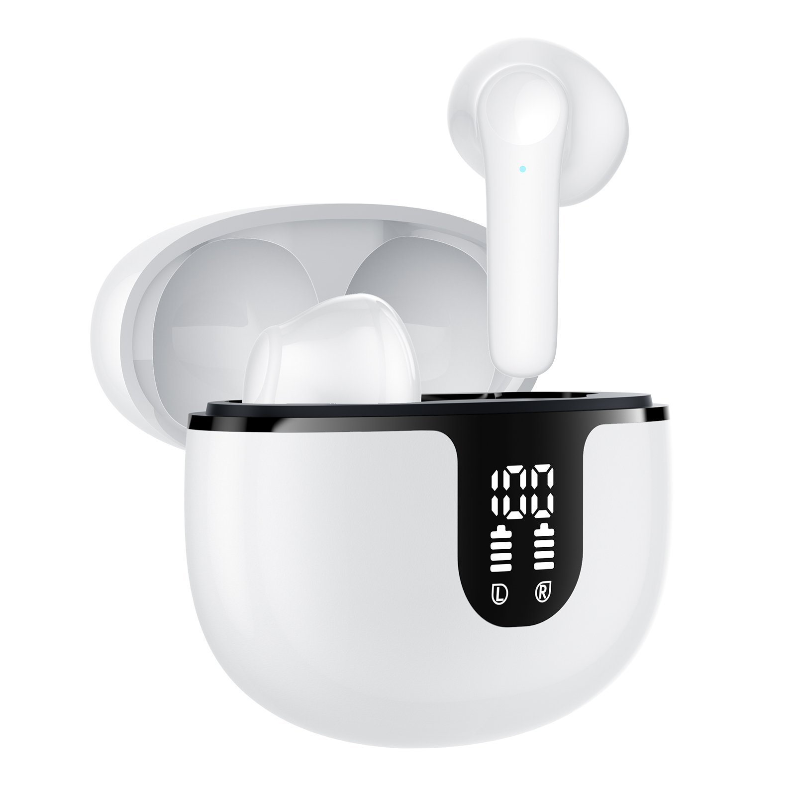 S61 TWS Wireless Bluetooth Headset Noise Cancelling Earphones HiFi Stereo Earbuds Headphones With Mic for All Smartphones