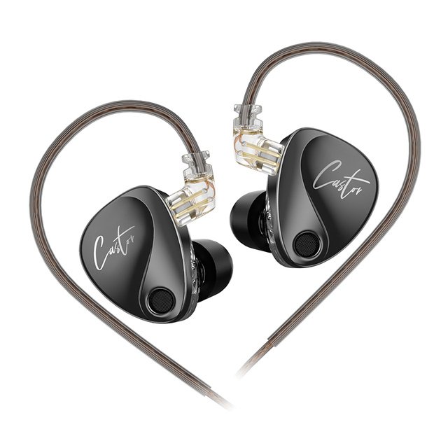 KZ Castor 2DD Dynamic High-end Tunable In Ear HiFi Earphones Monitor Headphone Cancelling Earbuds Bass Headsets