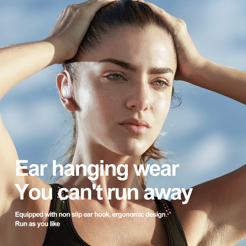 T10 Tws Wireless Earhook Headphones BT5.2 Hifi Sound Noise Cancelling Sports Running In-ear Earphone