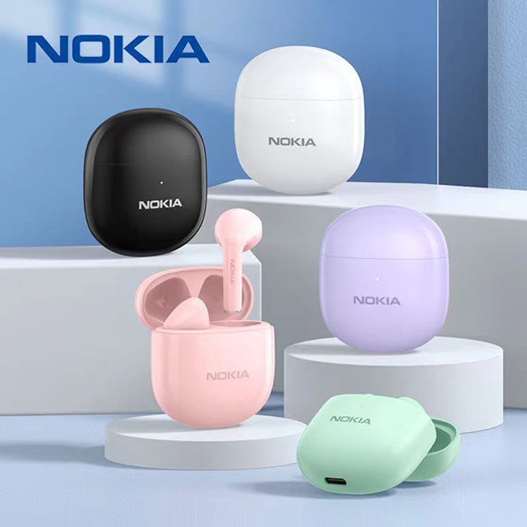 Nokia E3110 Earbuds Bt HD Call Headset Earphones Earphones Headphones TWS Wireless Heavy Bass Original Sports LED Mobile Headset