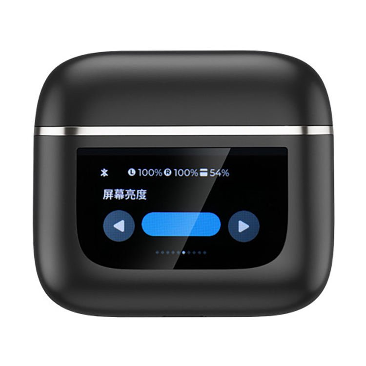 Hot selling wireless Earphones china wholesale anc noise cancelling color touch screen Gaming earbuds tws penghilang kebisingan