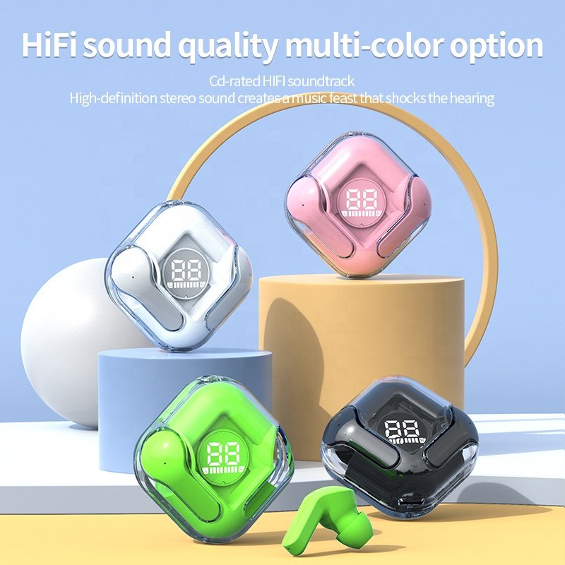 Mini crystal wireless auricular a15 air37 air 37 31 air31 tm12 tws gaming in ear headphones earbuds earphone
