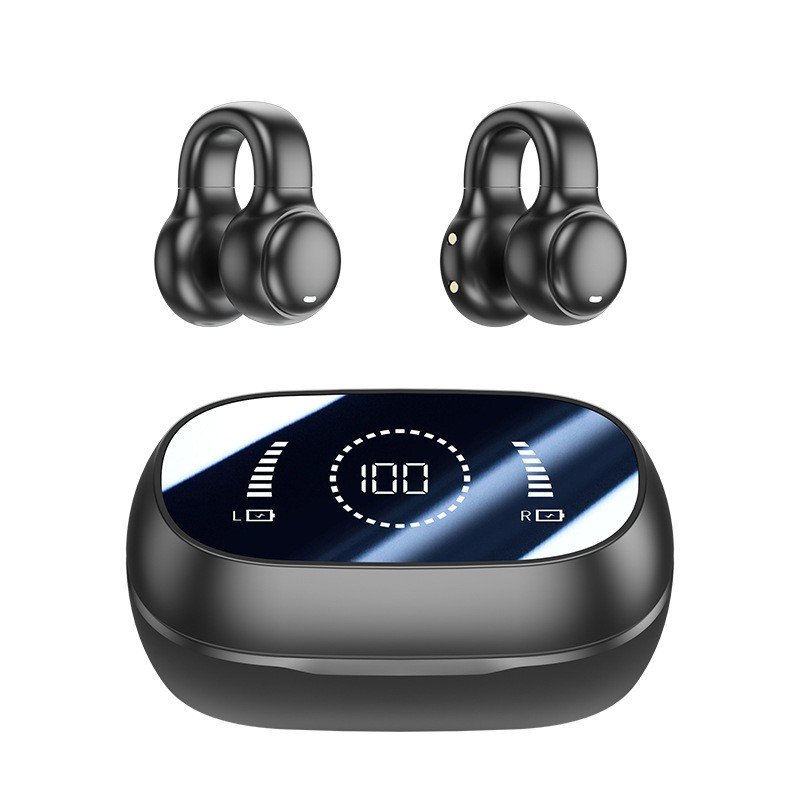 Hot Wholesale Earphone Wireless Sleep Earphone Waterproof Anti-Noise Ear Protection Digital Display Battery Gaming Sleeping