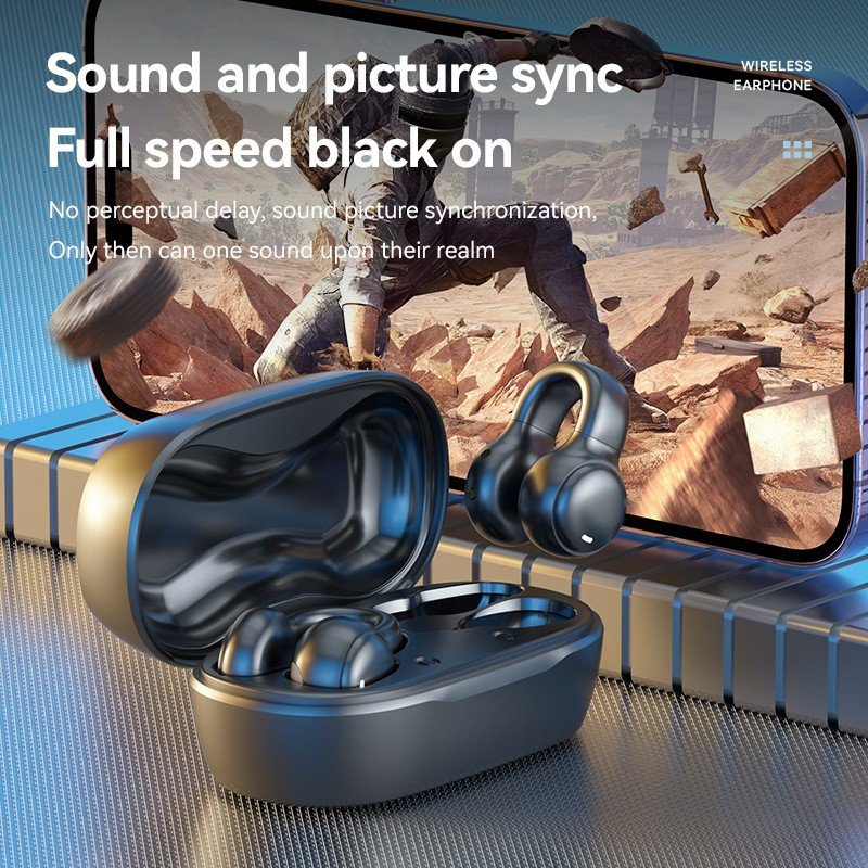 Hot Wholesale Earphone Wireless Sleep Earphone Waterproof Anti-Noise Ear Protection Digital Display Battery Gaming Sleeping
