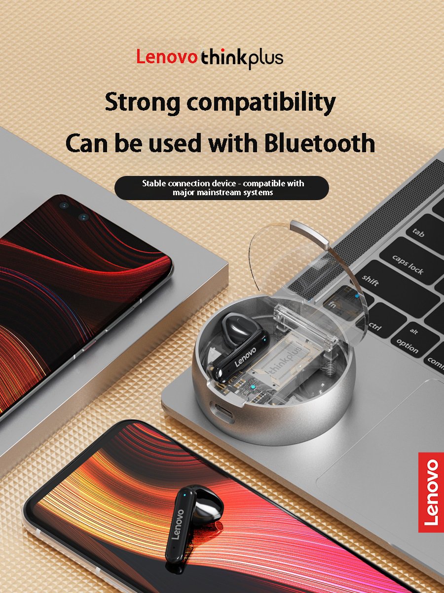 LP8Pro TWS In-Ear Earphones Wireless Bluetooth High-Fidelity Music & HD Microphone Calls Long Standby Gamers Blue Tooth