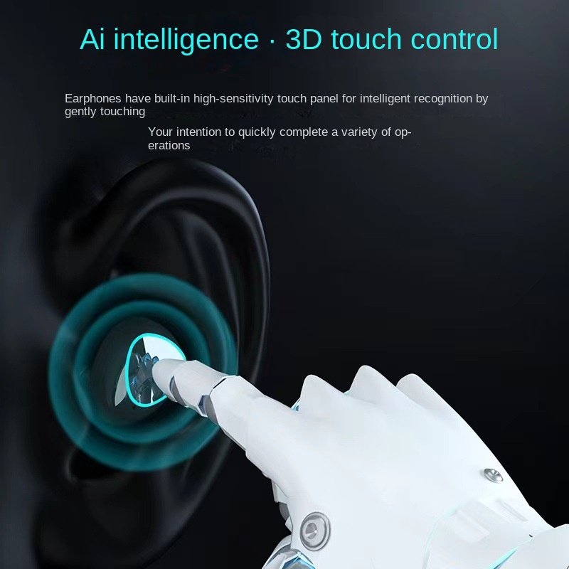 F9 Tws Earphones Wireless Earbuds F9-5 F9-5C in Ear Headphone Hot Sale Original Hifi Fone Stereo Waterproof Power Bank Black OEM