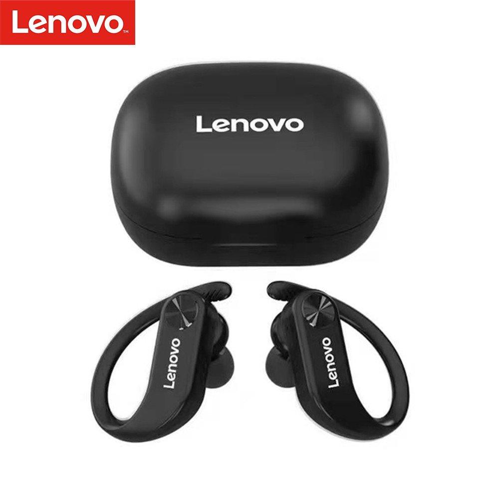 Lenovo LivePods LP7 TWS Ear-hook Headphones BT 5.0 Wireless Earphones with 14mm Driver/Noise Canceling MIC/IPX5 Waterproof/400mA