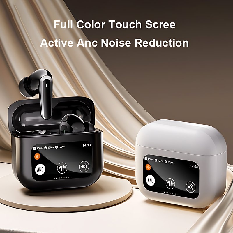 Good Quality Q30 Tws Wireless Touch Screen Earbuds Noise Cancelling Gaming in-ear ANC Earphones & Headphones with Touchscreen