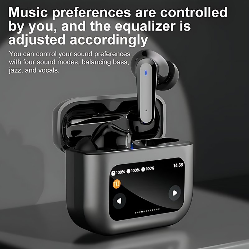 Good Quality Q30 Tws Wireless Touch Screen Earbuds Noise Cancelling Gaming in-ear ANC Earphones & Headphones with Touchscreen