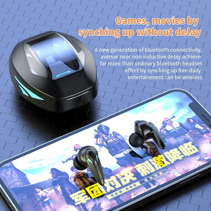 TG09 LED display true Wireless earbuds gaming tws earphone Headphones Mini Headset Waterproof Stereo Hearset