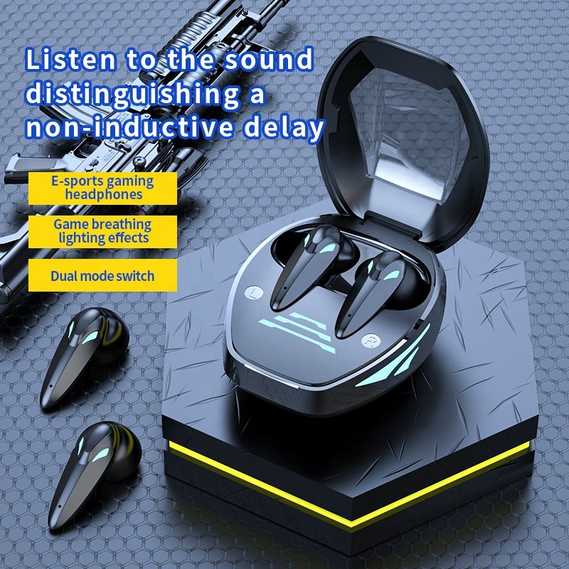 TG09 LED display true Wireless earbuds gaming tws earphone Headphones Mini Headset Waterproof Stereo Hearset