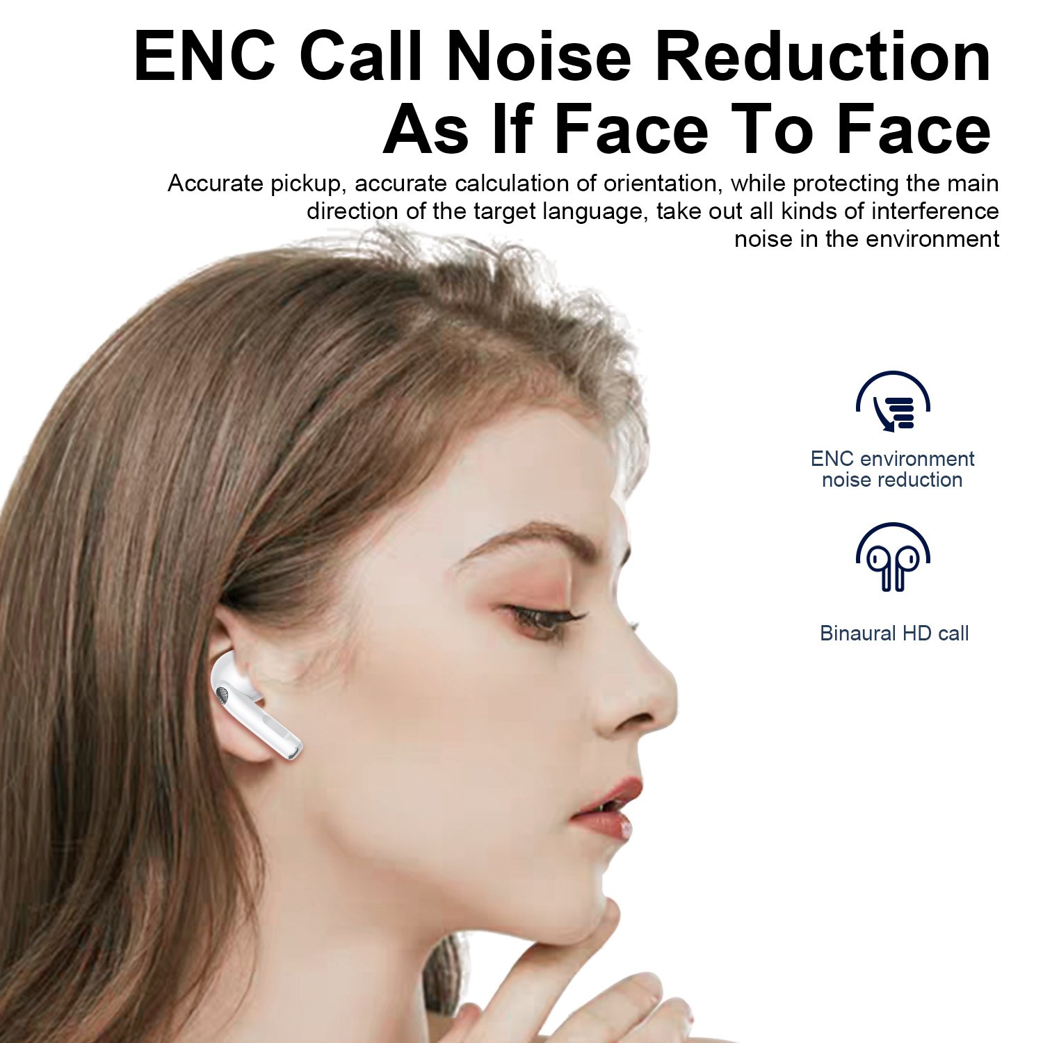 A9 Pro Earbuds true Noise canceling wireless Bluetooth Earphones V9 Pro smart Anc earbuds