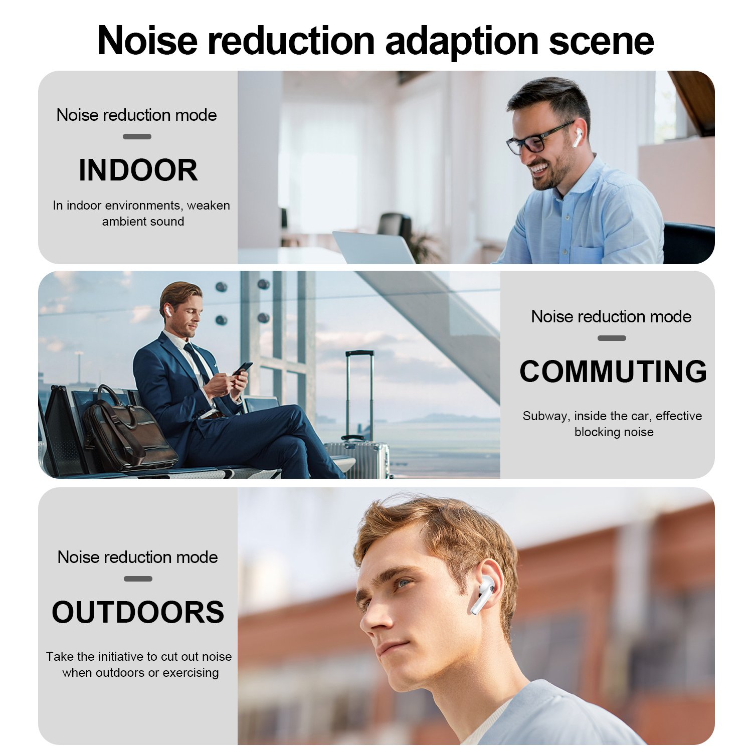 A9 Pro Earbuds true Noise canceling wireless Bluetooth Earphones V9 Pro smart Anc earbuds