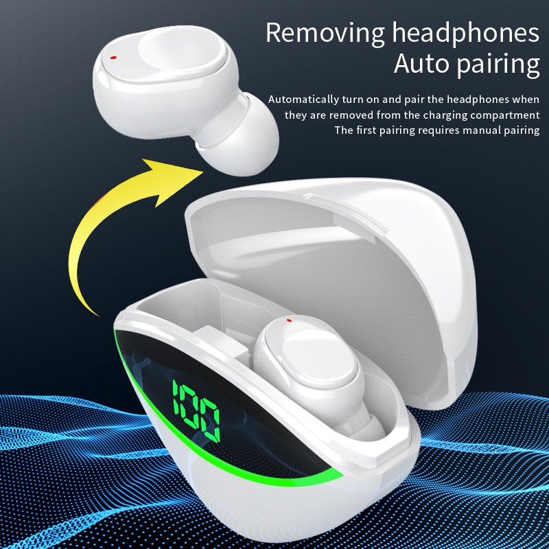 Best Seller TWS Wireless Earbuds with Low Latency and Noise Cancellation Bluetooth V5.3 Standard