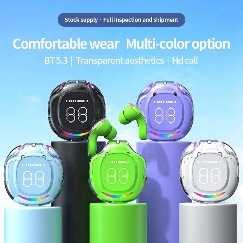 Ultrapods Max Wireless Earbud AIR 40 Stereo Bass Earphones Ultrapods Pro Noise Cancelling Ear Buds 40h Dual Mic Call Earbuds