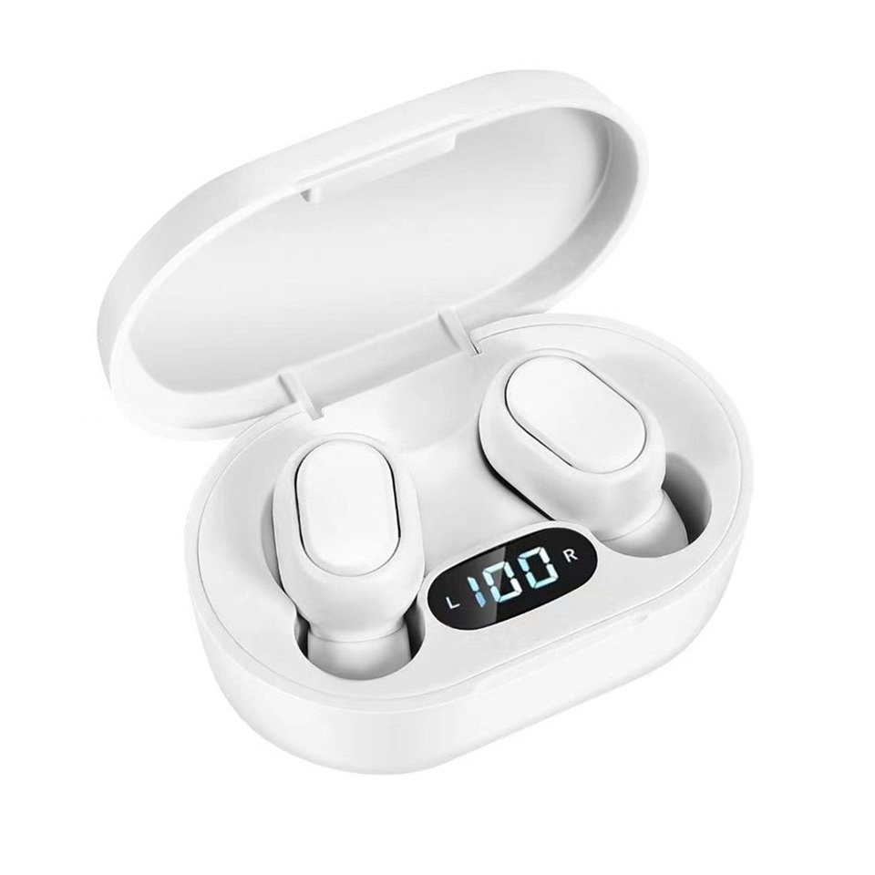 E7S TWS Wireless Bluetooth Earbuds Headset Bass Stereo Noise Canceling Headphone Waterproof Earbud HiFi LED Display Earphones