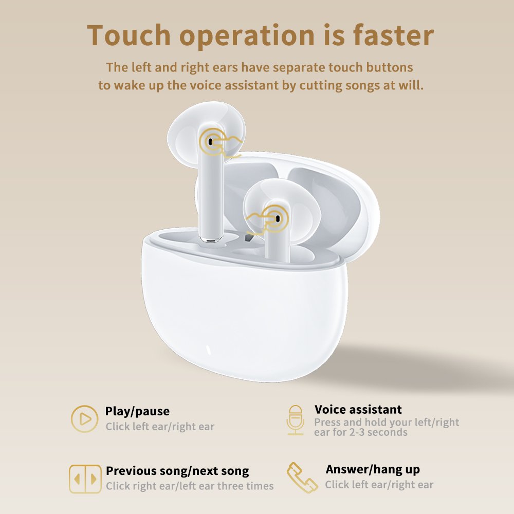 noise cancelling tws earphones & headphones pro 2nd gen earphone pods headphone wireless earbuds in-ear headphones custom logo