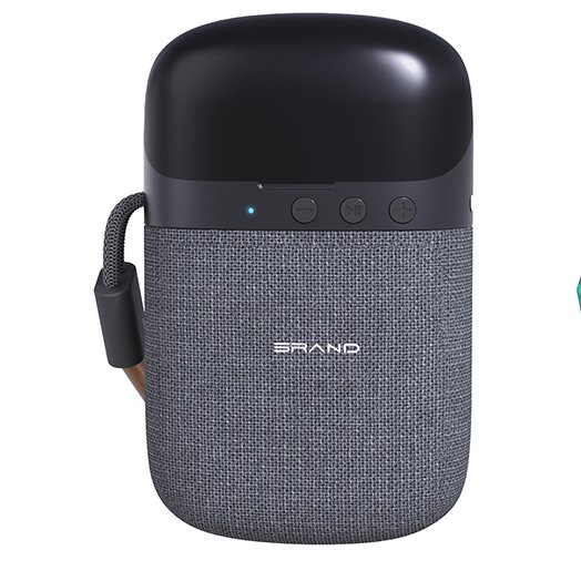 The Latest Outdoor Multi-function 2 in 1 Travel Wireless Earphones Accessories TWS Earbuds Bluetooth Speaker Earphones