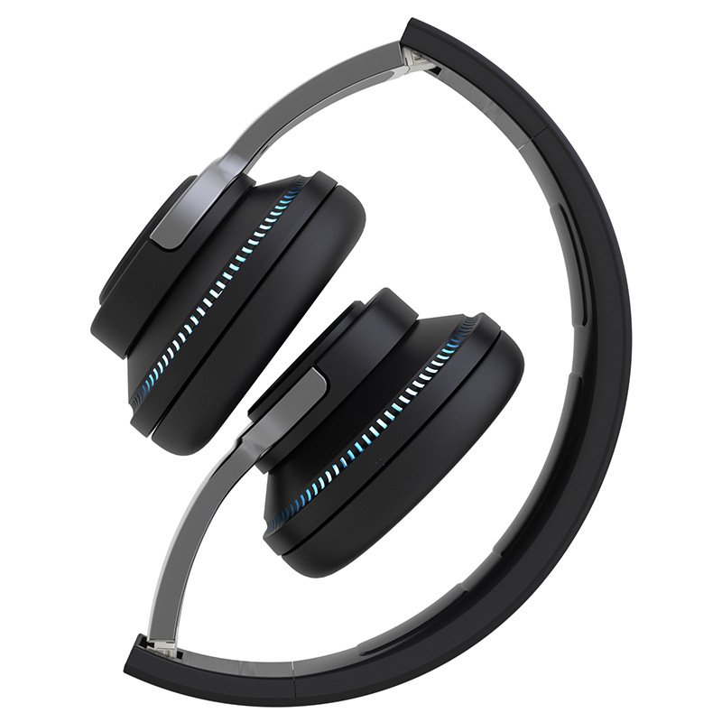 LED light H2 Wireless Headphones 5.0 Blue tooth Earphone Foldable Bass with TF Card For iPhone Sumsamg Phone With Mic Headsets
