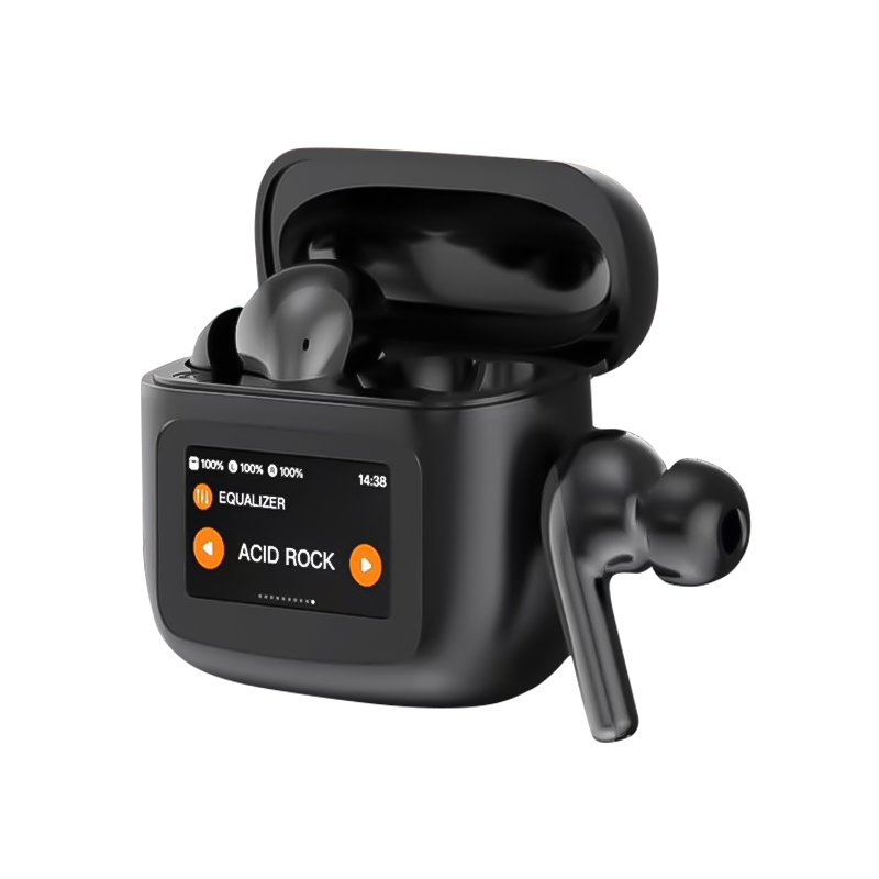 2024 New Earbuds in Ear Active Noise Reduction Wireless Earphones Intelligent Color Screen Multi functional Earbuds