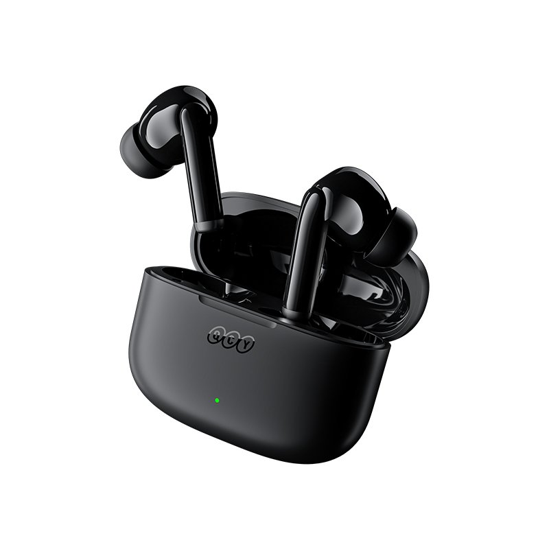 QCY T19 Truly Wireless Smart Earbuds TWS IPX4 Waterproof Earphone Quad Mic ENC Game Mode Earbuds