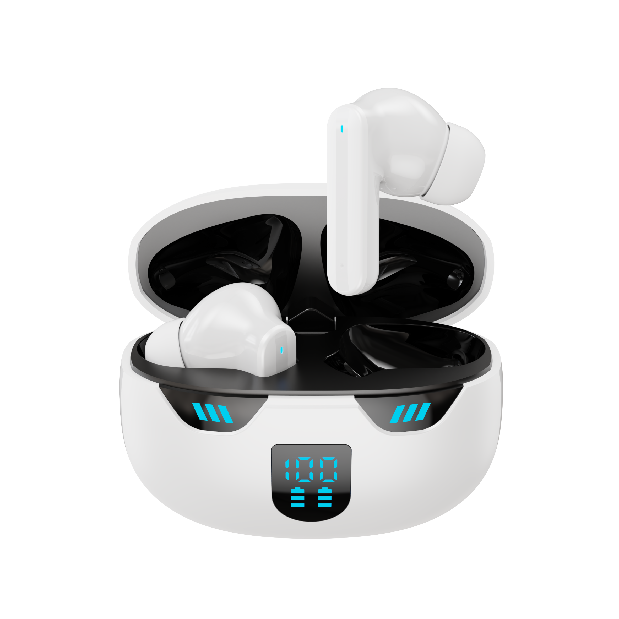 Low latency bluetooth gaming headset IPX4 waterproof ENC Noise Cancelling Earphones