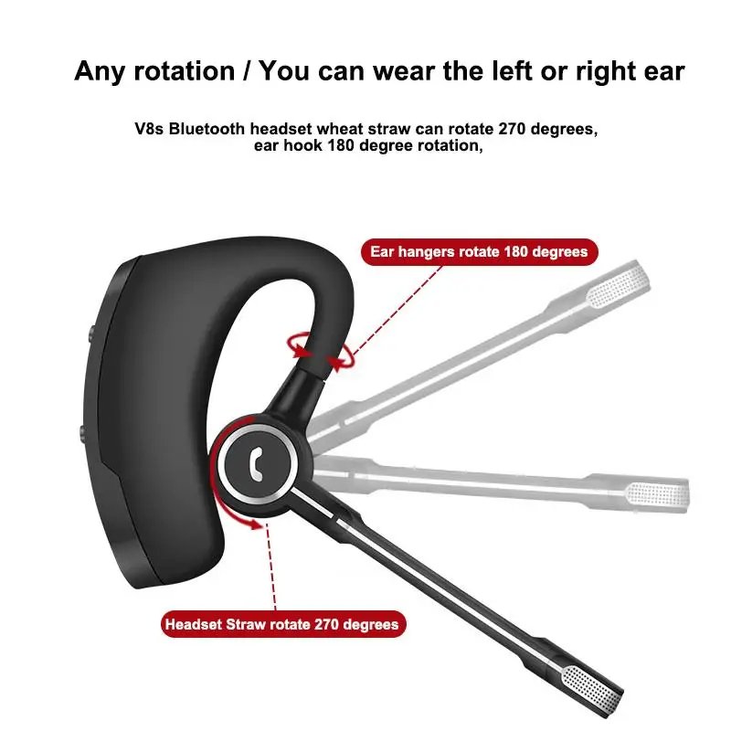 Trending 2024 New Noise Cancelling TWS Earbuds & Headphones for Apple Reloj Single Ear Clip Business Wireless Stereo Earphones