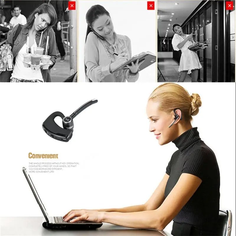 Trending 2024 New Noise Cancelling TWS Earbuds & Headphones for Apple Reloj Single Ear Clip Business Wireless Stereo Earphones