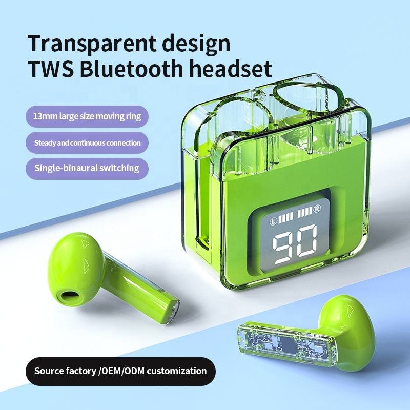 M97 Hifi Sound TWS Earbuds ENC Noise Reduction with Type-C LED Display BT V5.3 Sports Gaming Earphones