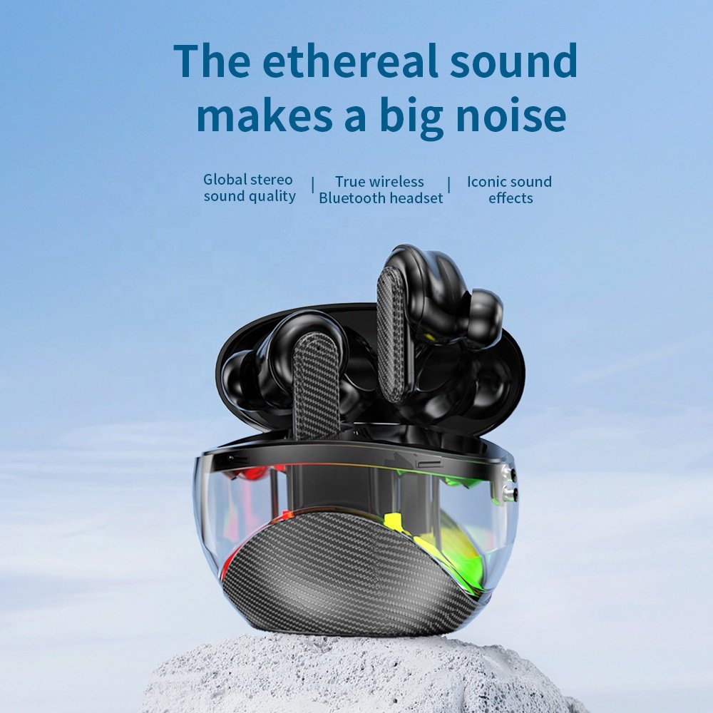 YW11 Touch Screen Earphone Wireless Headphone ANC Noise Cancelling Earbuds ENC In Ear Smart Screen YW11 Headset