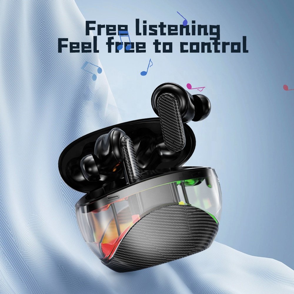 YW11 Touch Screen Earphone Wireless Headphone ANC Noise Cancelling Earbuds ENC In Ear Smart Screen YW11 Headset