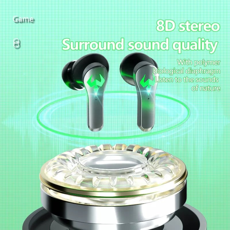 True wireless tws handsfree n35 gaming in ear buds sports earbuds earphones headphones f9 m10 i12 noise cancelling anc earbuds
