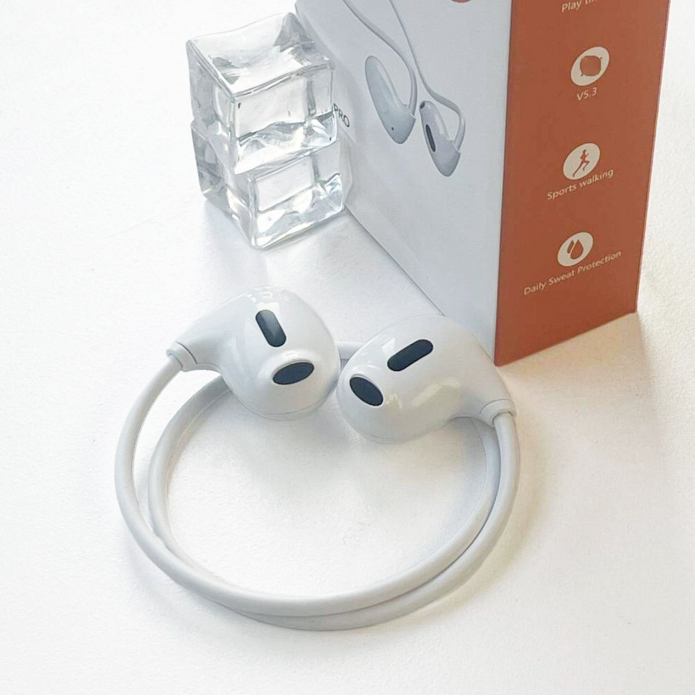 2024 High Quality OWS 4 9D Stereo HIFI TWS 5.3 Bone Conduction Headphone Noise Cancelling Clip Ear Wireless Neckband Earphone