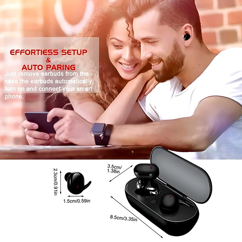 Hot Selling Mini Auriculares Y30 TWS Earphones ENC Noise Canceling Headset 3d True Wireless Stereo Earbuds In-ear Headphones Y30