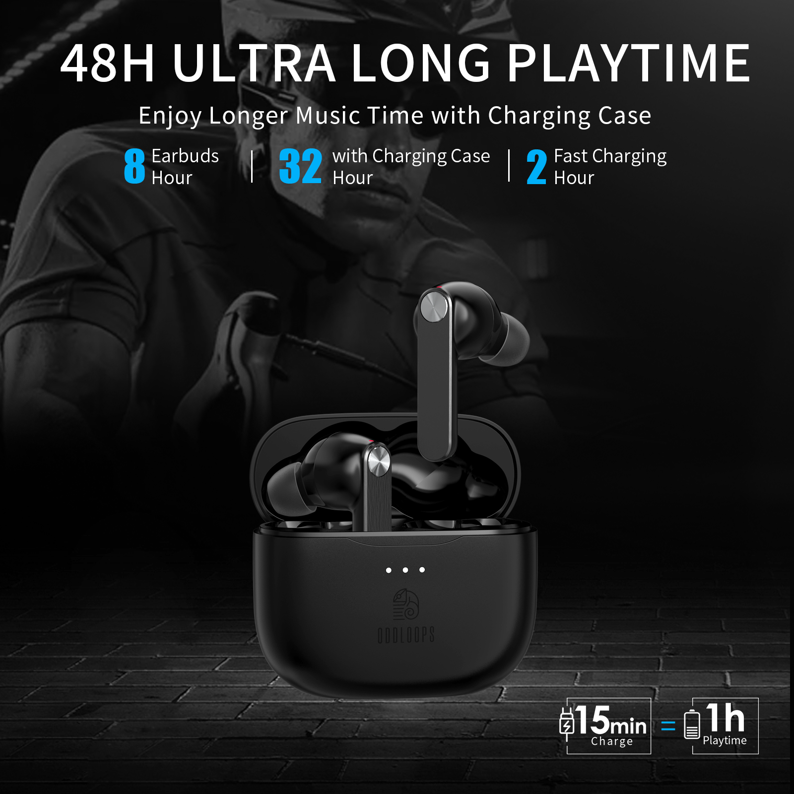 Hot selling New T17 True wireless tws earbuds two mic ENC and ANC calling noise cancelling Portable Mini earphones factory price