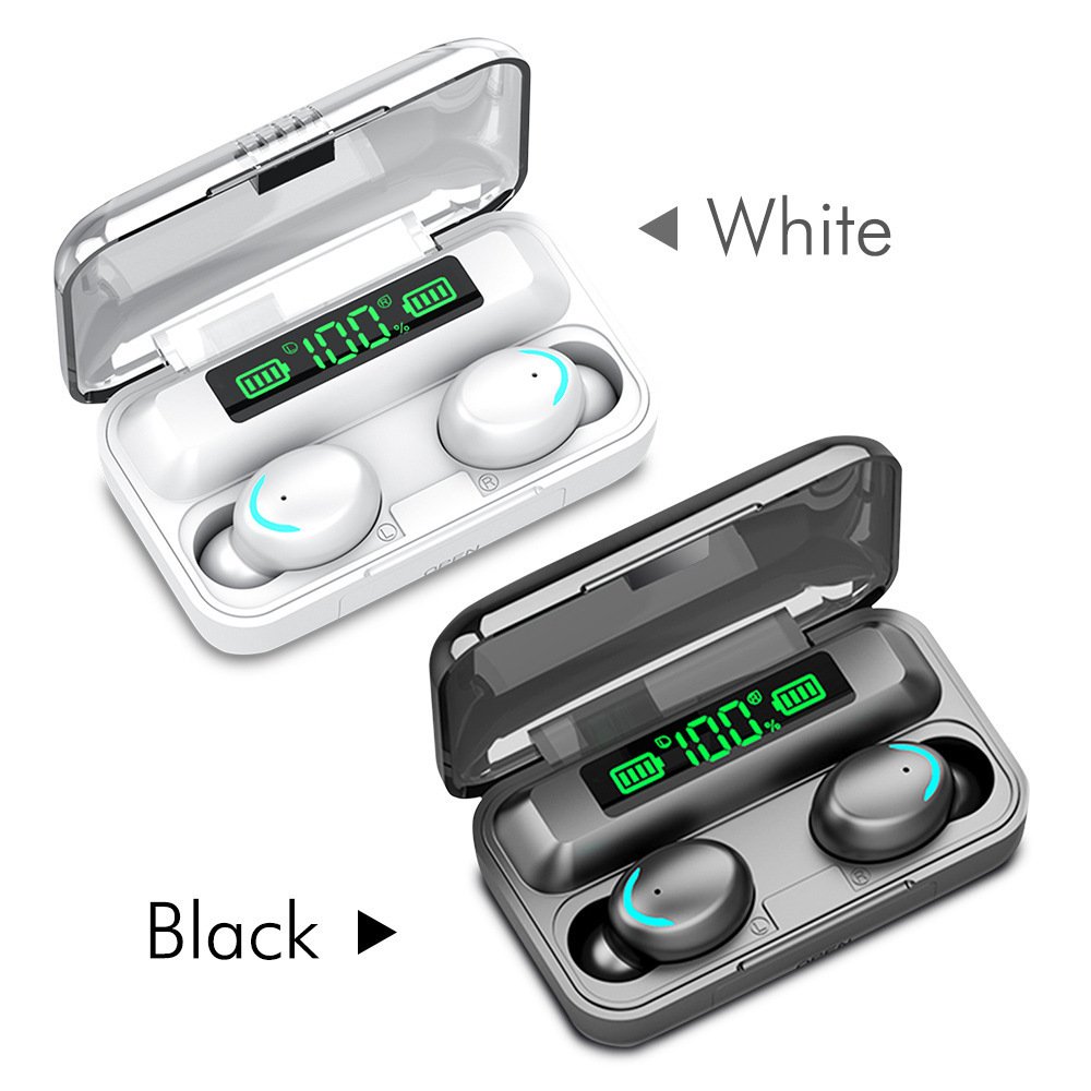 High Quality TWS Wireless BT5.0 Invisible Earbuds F9 Headset Earphones