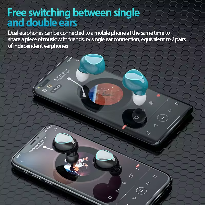TWS M22 Two Pairs couples Sharing Wireless Earphones Earbuds Type-C ANC ENC Earbuds M22 man woman IPX7 Ear Buds Headphones